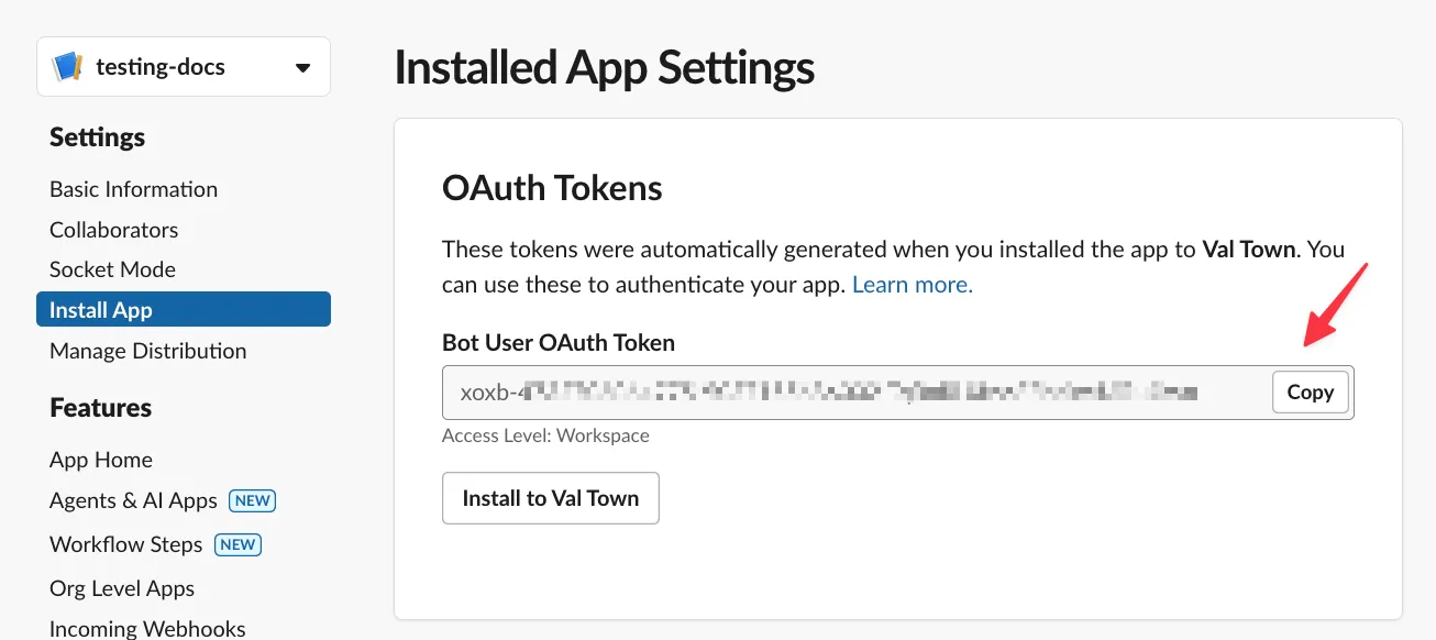 OAuth token